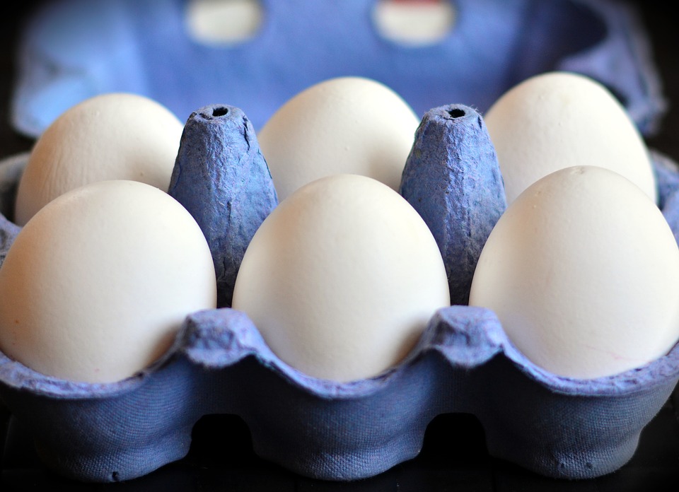 Egg, Egg Carton, White Eggs, Hen'S Egg, Food, Egg Box